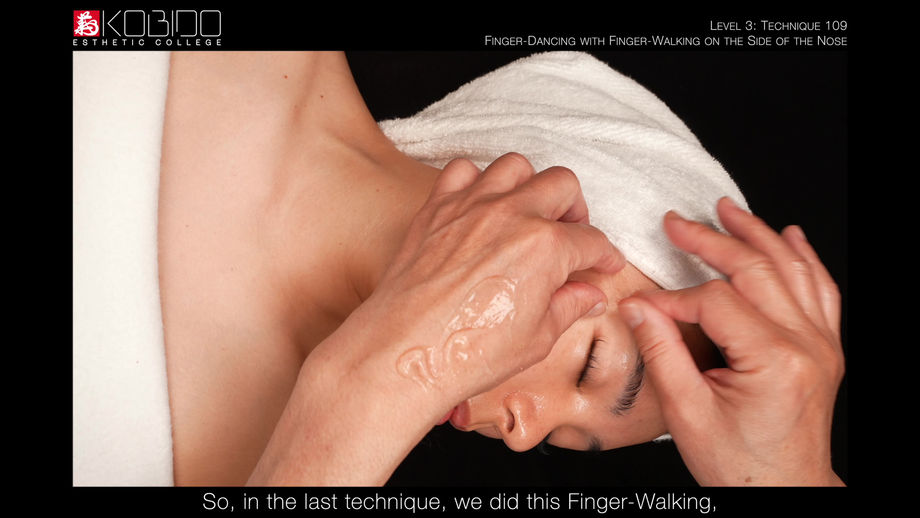 Technique 109: Finger-Dancing with Finger-Walking on the Side of the Nose